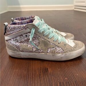 Golden Goose Glitter Mid Star Sneakers